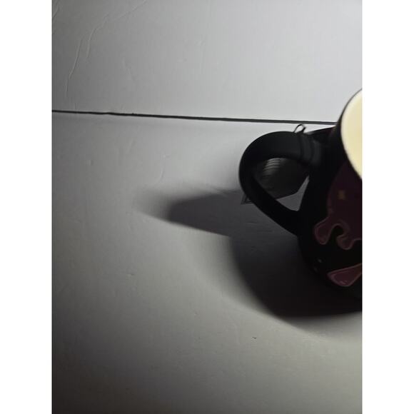 Cobwebs & Cauldrons Halloween Mug, Black & Hot Pink Drip, NEW! - Picture 6 of 11